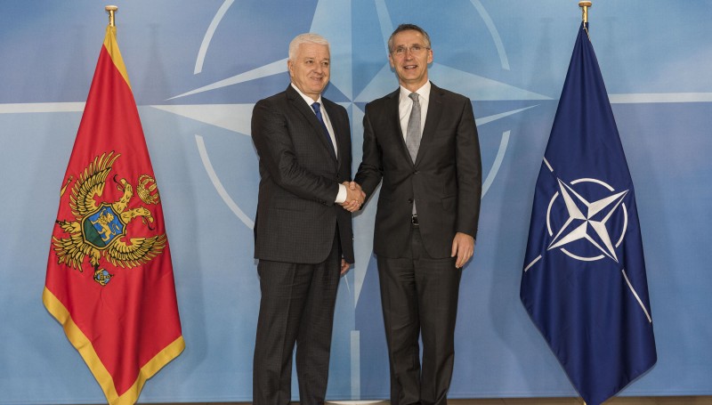 Partnership for a New Age: Montenegrin Prime Minister Dusko Markovic and NATO Secretary General Jens Stoltenberg